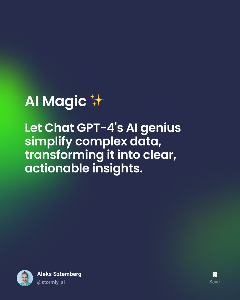 stormly_ai's tweet photo. Hold onto your hats, because we've got some mind-blowing news! #Stormly, our cutting-edge #analytics platform, is integrating with #ChatGPT4, the #AI superstar, to create a game-changing #productmanagement experience that'll knock your socks off! 🚀 https://t.co/bTIzgIGxPu