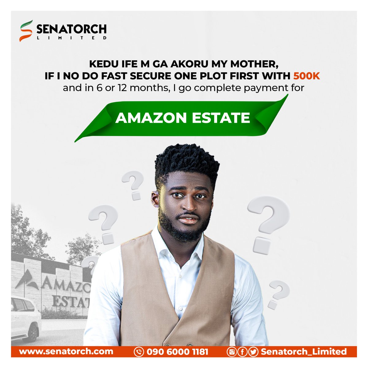 senatorchgroup's tweet photo. You don't want to miss out on the opportunity of securing your peace of mind.
Don't wait until this offer ends. Call 09060001181 now to get started.
#senatorchlimited #amazonestate #realestate #BBTitans #fastselling #easterpromosales #WrestleMania #PesanUntukBerbagi https://t.co/Ta1qfuSnUa