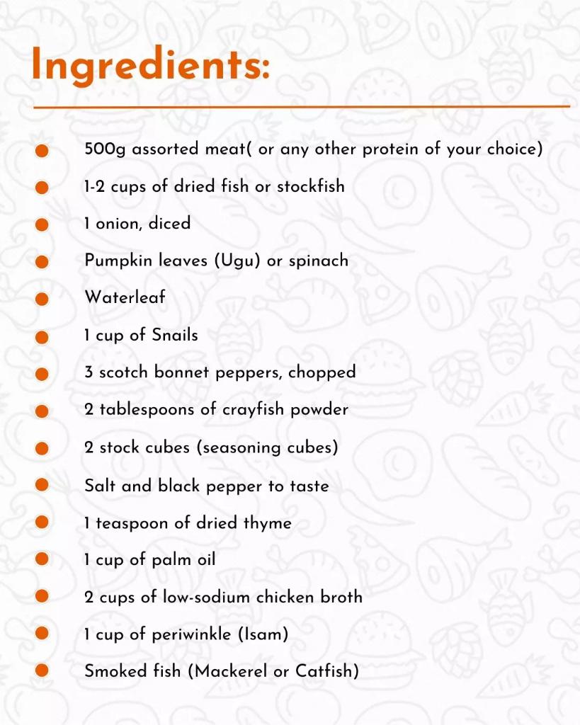 sitohealth's tweet image. The Nigerian #vegetablesoup is a classic dish that boasts of a myriad of #flavors and textures.  

Made with a variety of vegetables, #proteins, and a blend of aromatic spices.

📷: @chef_muse

#MyFoodByHilda #FreshFlavourFullEnergy