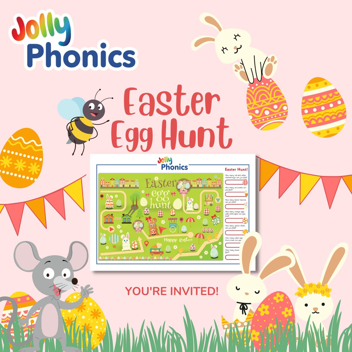 jollylearning's tweet photo. 🐰🐣 Get ready for some Easter fun! Each day of this festive period, we'll publish a new downloadable activity that will challenge and engage kids in a variety of ways: https://t.co/5YkUDsLNei
#JollyLearning #EasterActivities #FreeWorksheets #LearningIsFun #Easter https://t.co/vWK5ENqmLV
