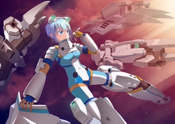 これは、「アリスギア」を纏いし少女たちが、宇宙を放浪する人類を救う物語である......る? 