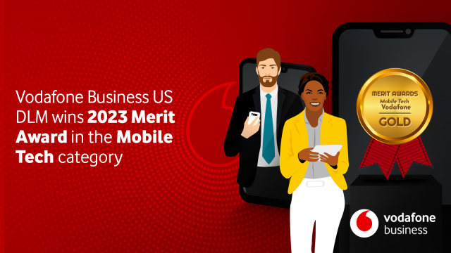 Congrats to the <a href="/VodafoneBiz/">Vodafone Business</a> US team for earning first place on the 2023 Merit Awards in the Mobile Tech category for their #DLM solution. 🥇 Find out more: bit.ly/3JXgrJu