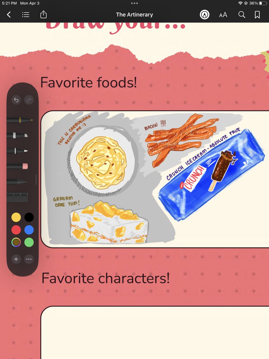 the one layer rendering prepared me for this journaling