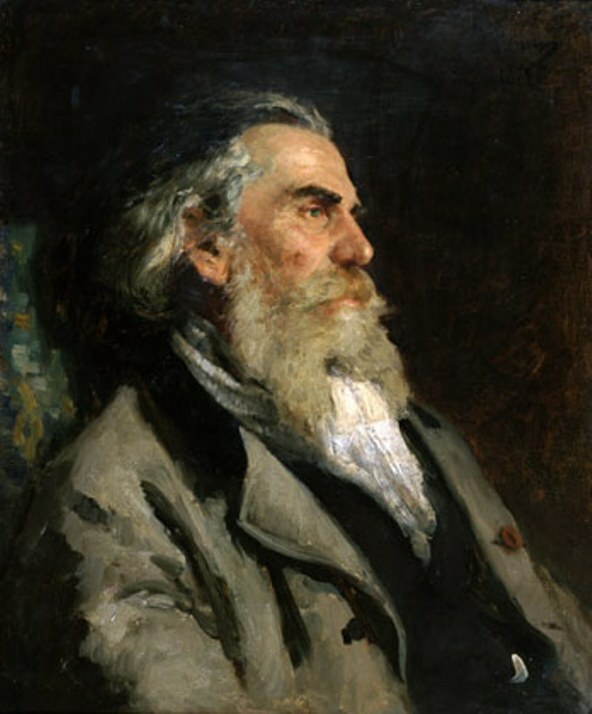 Portrait of the Artist A. P. Bogolubov, 1882 #repin #ilyarepin wikiart.org/en/ilya-repin/…