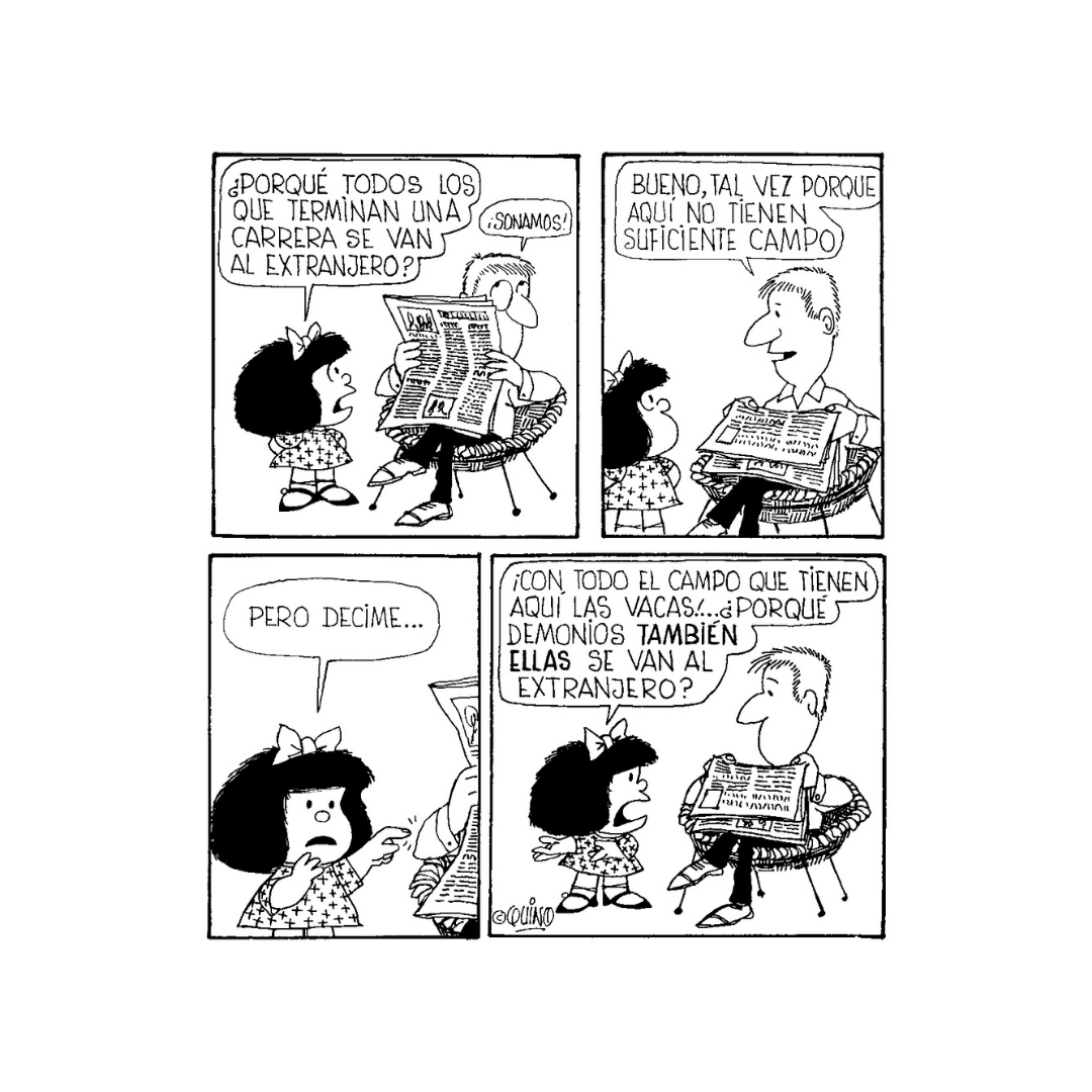 MafaldaDigital's tweet photo. Tira publicada en el Diario El Mundo el 8/4/1965.
#mafalda #quino https://t.co/o3hVtn1g3G