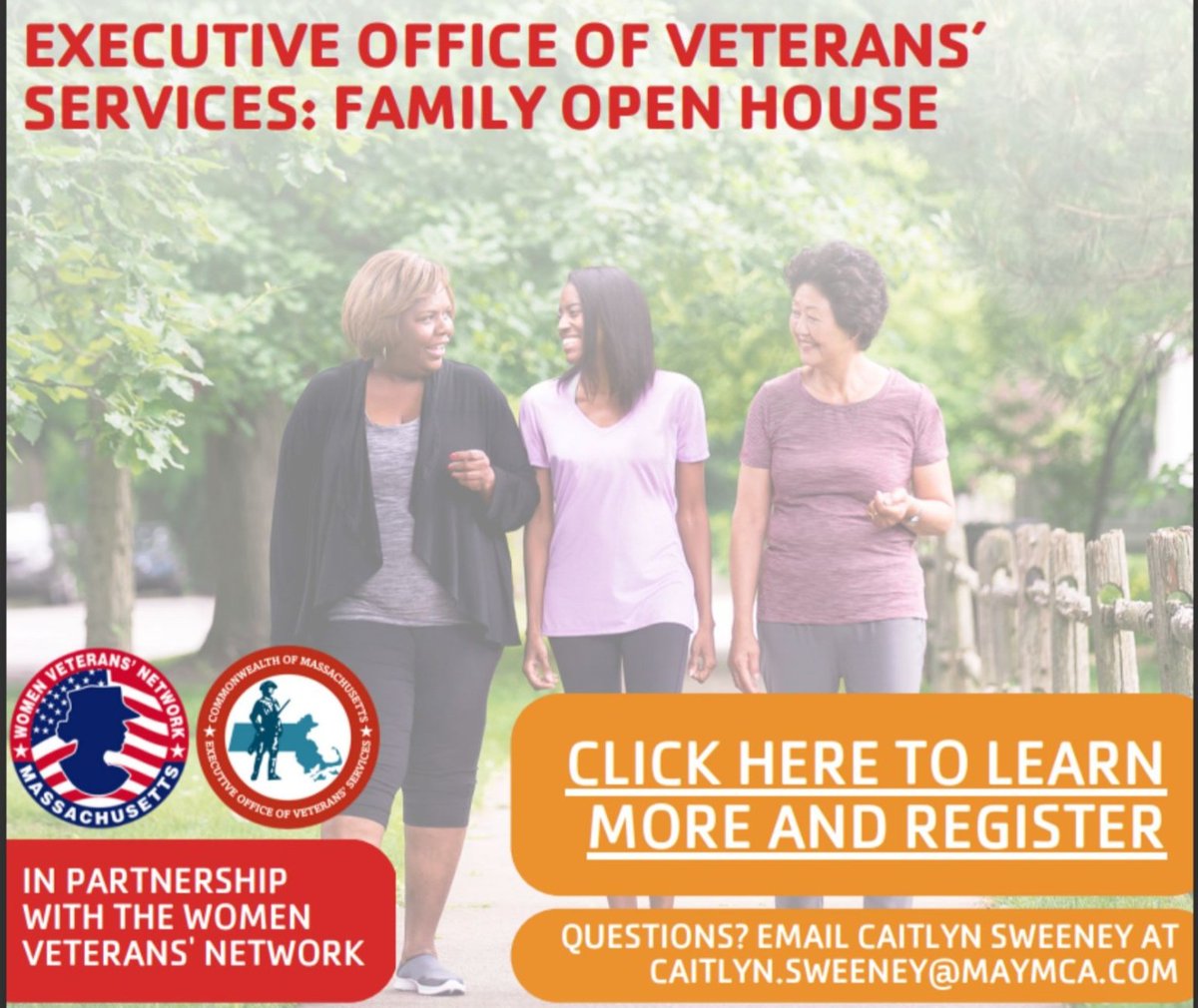 Waiting to hear what's next for the WVN? Our WVN is partnering with the YMCA to provide an open house weekend for women #veterans & their families! Find a participating Y near you & register today ⤵️ 💻ow.ly/af3r50Nvkct