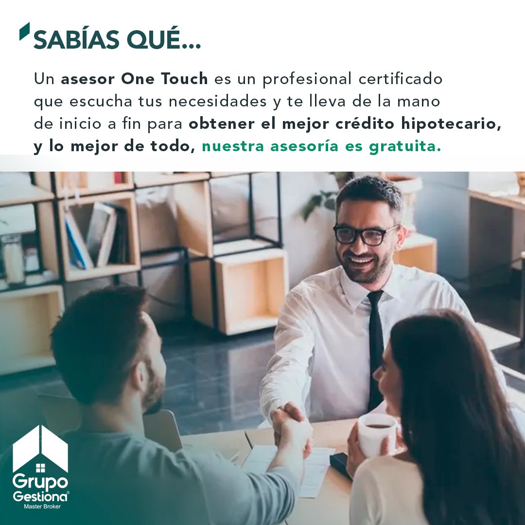 Empieza a construir tu futuro en mano de los expertos. #GrupoGestiona  tenemos 20 años de experiencia en la asesoría y gestión de créditos hipotecarios.

¡Contáctanos!
grupogestiona.com.mx 

#AsesoríaPatrimonial #SustitucióndeHipoteca #CompradeTerreno #Liquidez #CompraTuCasa