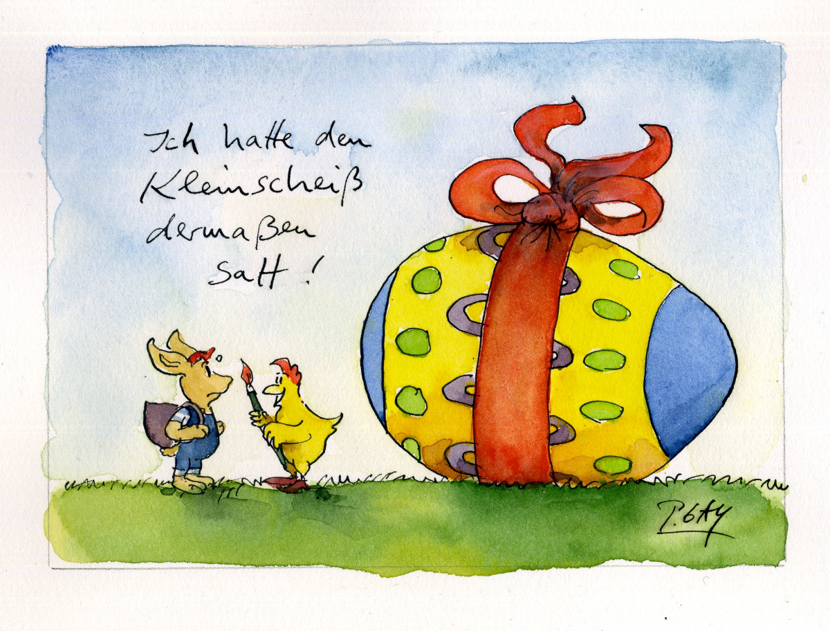 ep_sprecher's tweet photo. Der Cartoonist #PeterGaymann kommt an Ostern in den #EuropaPark, um mit Kindern Ostereier zu bemalen. Er ist bekannt für seine Hühner-Cartoons & hat bereits über 100 Bücher und 20.000 Zeichnungen veröffentlicht. Kinder ab fünf Jahren können im Themenbereich Island teilnehmen. https://t.co/BBalkGISL7