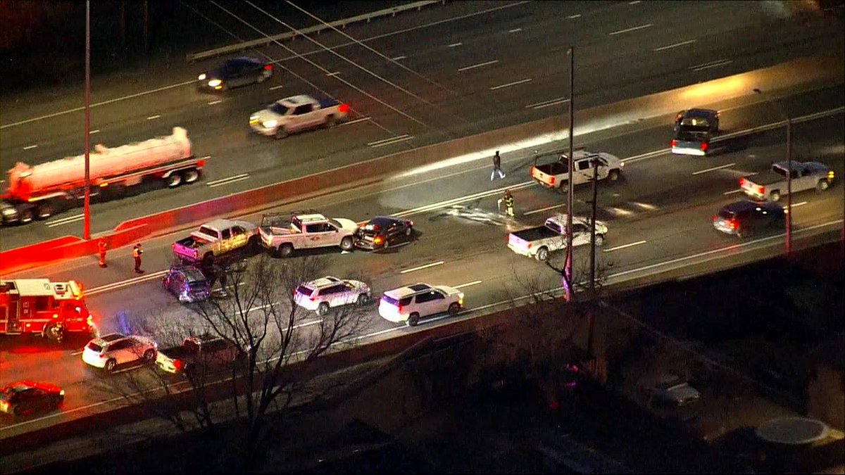 Denver7Traffic's tweet photo. This north side wreck is a major problem as it sits just south of 84th. You can get on from 84th but it will still be a bit slow past the wreck. Backups right now from 104th and growing. https://t.co/NW9G8JCg7J