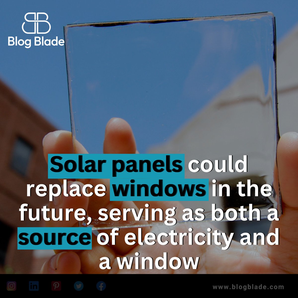 blogblade's tweet photo. Transparent solar panels have the potential to revolutionize the energy sector and help in the transition towards a low-carbon future.
#TransparentSolarPanels #CleanEnergyRevolution #LowCarbonFuture #SolarEnergy
https://t.co/flMVfOJrM5 https://t.co/HipnovbKJ4