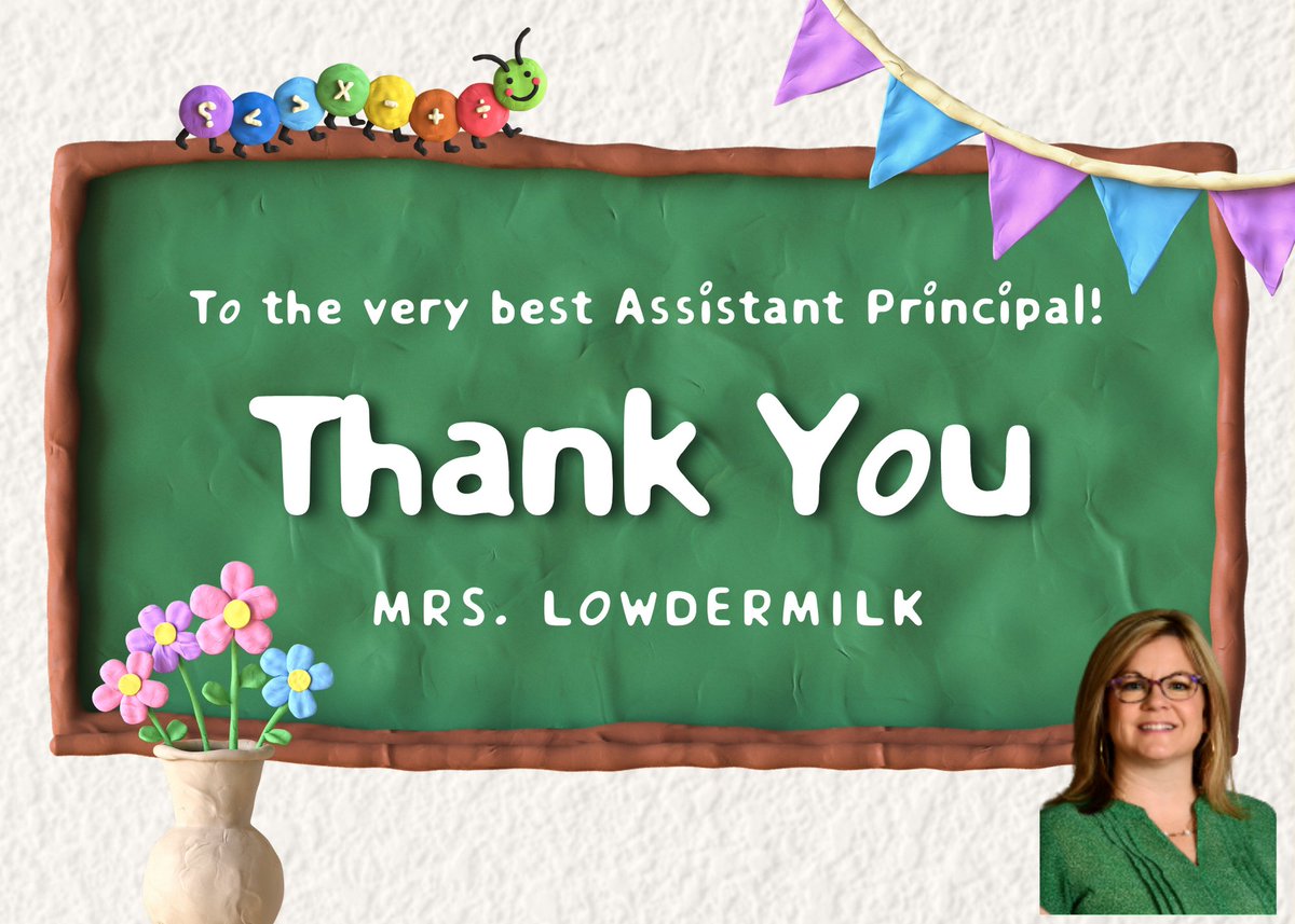 Happy AP week to the best Assistant Principal, Mrs. Lowdermilk!  We truly appreciate all you do for EPES.  #RockSolid #EbinportLiftsMe