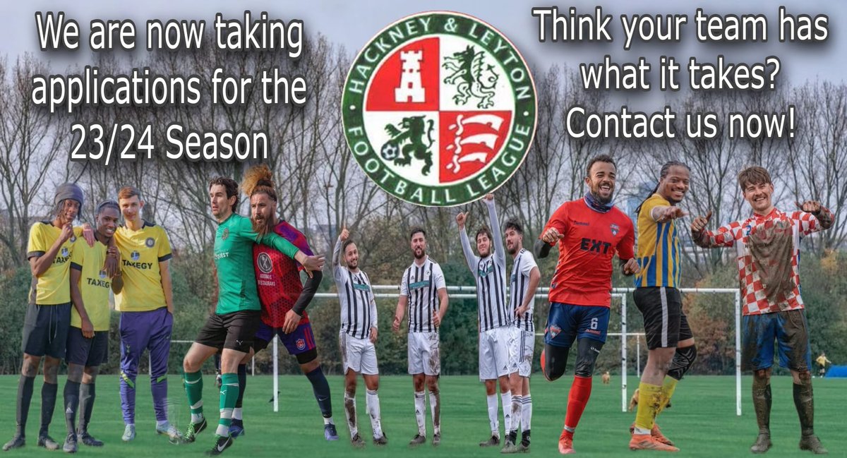 FootballHackney's tweet image. The Hackney and Leyton League are looking for passionate, strong and talented teams to join our league. 

If you think your team has what it takes to compete then please send an email to: 
aprilmcgrathhl@gmail.com
footygraphs3@gmail.com