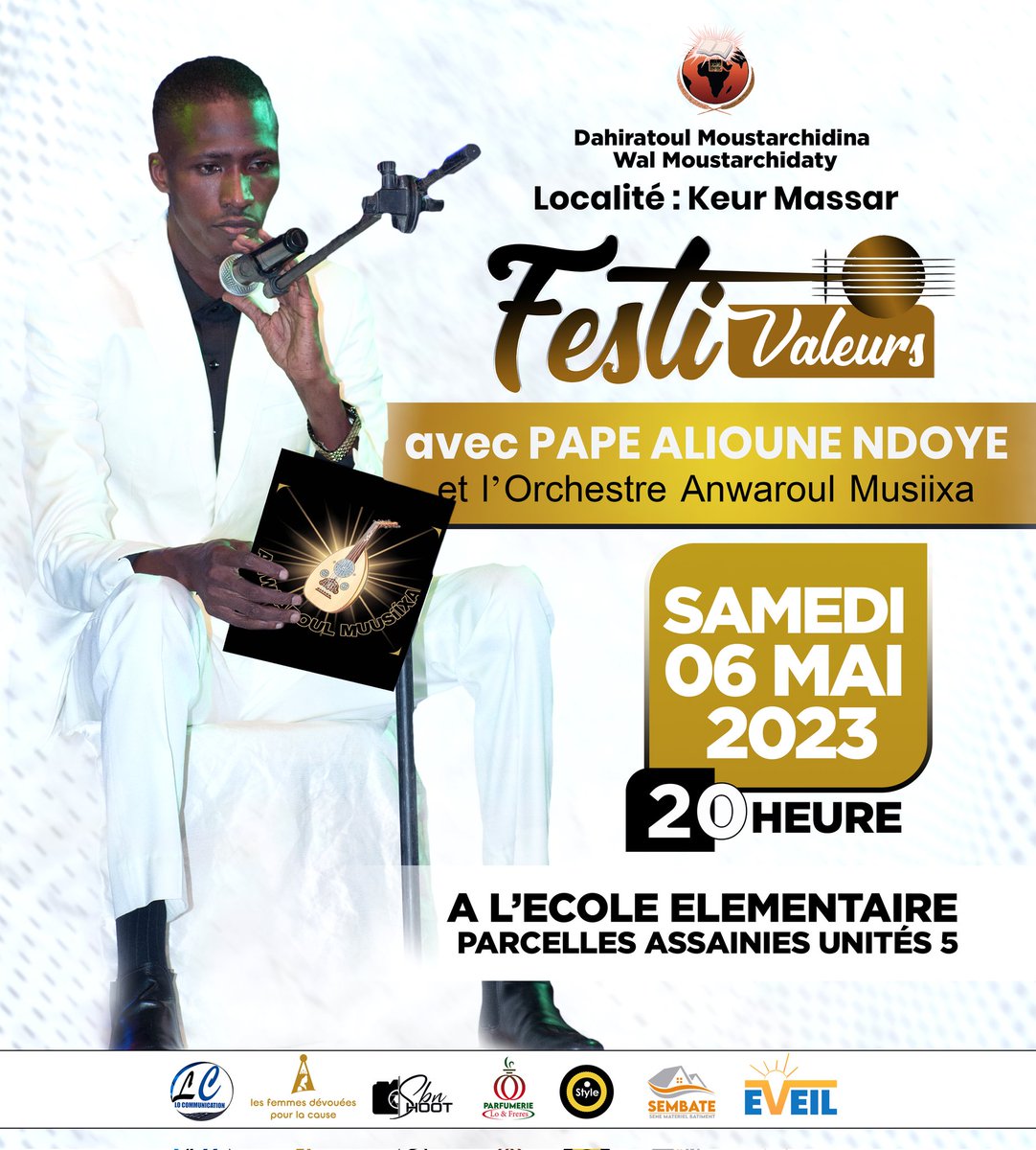 Sbnshoot's tweet photo. La localité Keur Massar vous donne rendez-vous le 06 Mai 2023
#concert
#afroarabe
#dmwm
#SbnMourchid
#Sbnshoot
#sbn https://t.co/BedL2OlZwt