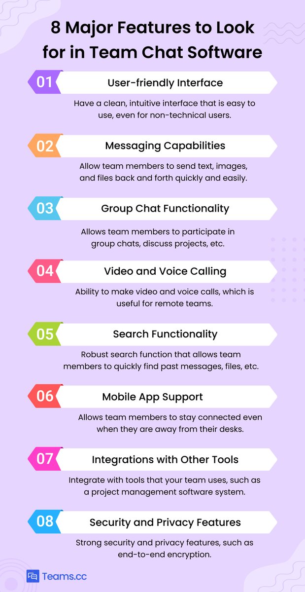 teamscc_500apps's tweet image. Planning on getting a #TeamChatSoftware?
We got you covered with 8 major features to look for: bit.ly/3JUf8fK

#TeamCollaboration #TeamCommunication #OnlineCollaboration