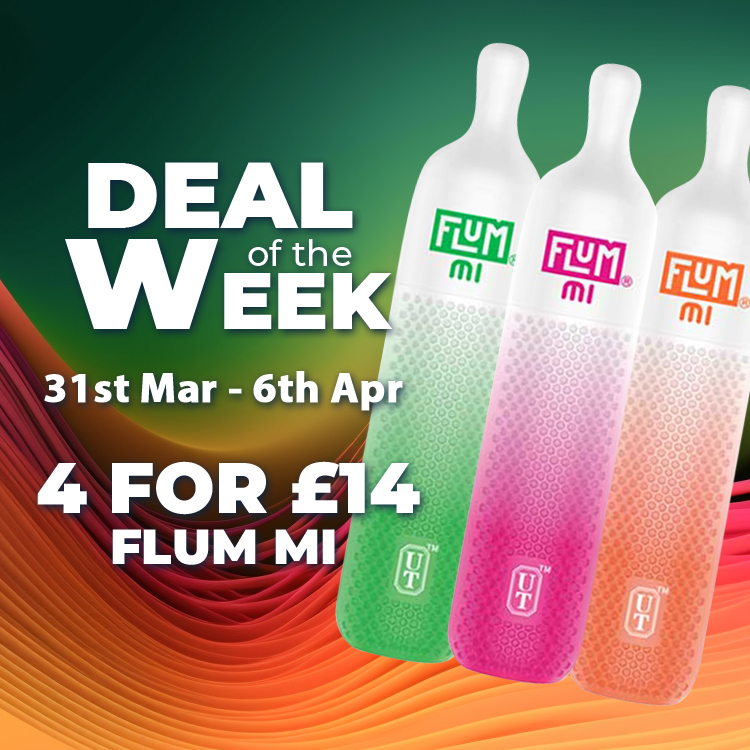 Get 4 Flum MI Disposable Vapes for just £14! 🥳

pulse.ly/2cofx1wglf

Be quick! This offer ends on Thursday 6th April 2023 ⏰

AquaVape products may contain nicotine, only suitable for 18+
━━━━━━━━━━━━━━━━
#vaping #vapelove #flummi  #disosablevapes #vapesale