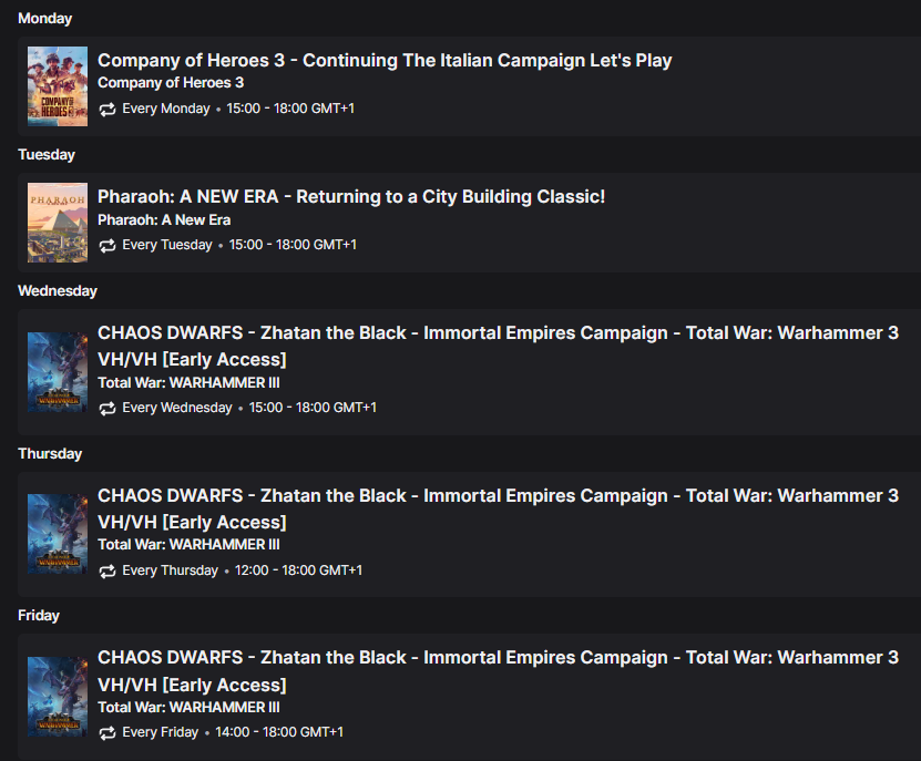 Did someone say CHAOS DWARFS?!!! Don't miss the start of my Zhatan the Black Immortal Empires Campaign on <a href="/totalwar/">Total War</a> Warhammer 3 Later this week! It's all about CHORFS from Wednesday onwards! Back with Bannerlord etc next week. twitch.tv/lionheartx10
