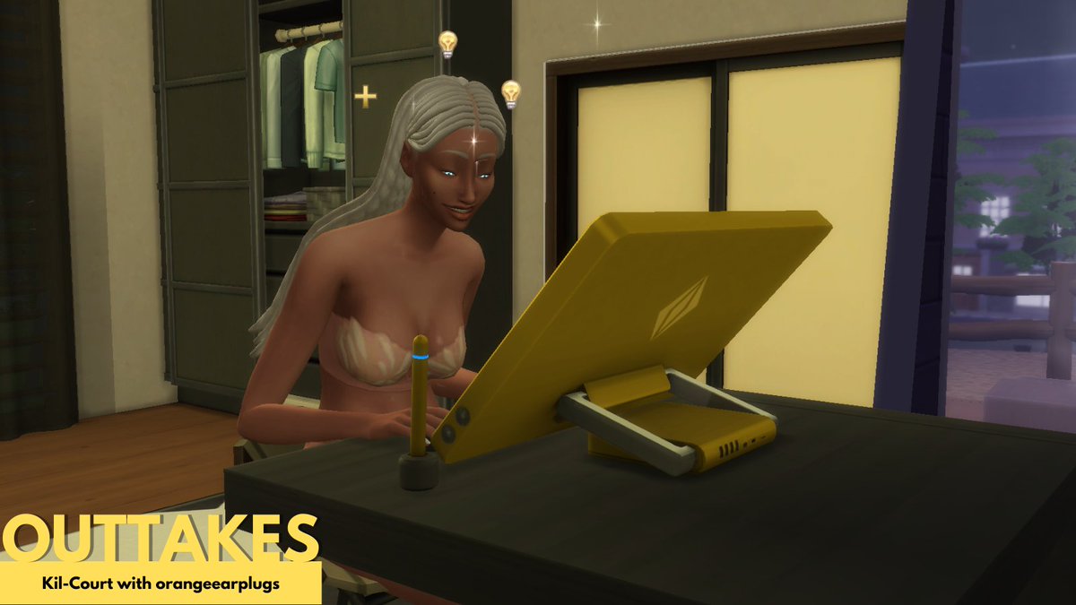 OrangeEarPlugs's tweet photo. Kian surprised Laurel with a fancy computer tablet situation after their wedding. She's excited to get more blogging done on it. She's also taken to adding botanical sketchesto her posts or while doing research research. This should be fun! https://t.co/MbyMZQvJo9