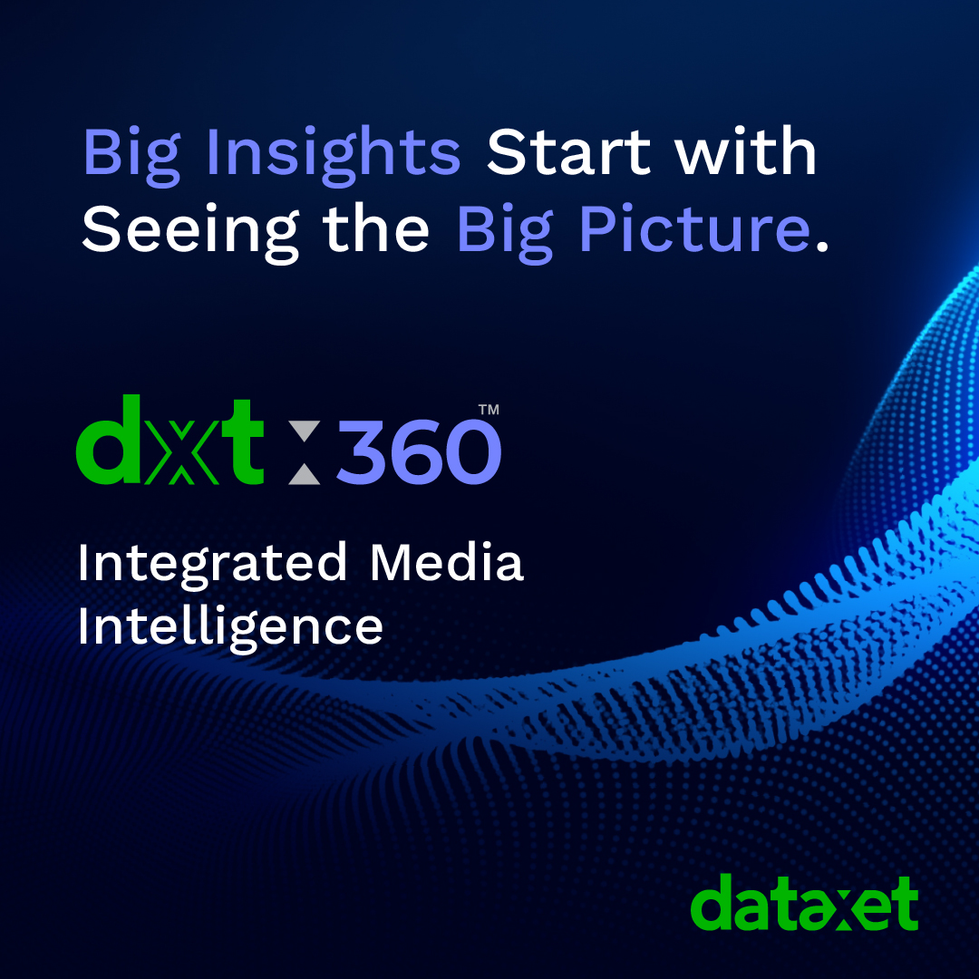 dataxet's tweet photo. A narrow view of the data can be misleading. 

With DXT:360™'s integrated platform, getting the big picture means never missing out on data-driven opportunities to stay ahead of your competition.

Find out more ➡️ https://t.co/9Whk5Bogtg

#dataxet #mediaintelligence https://t.co/H8qMtAsZuM