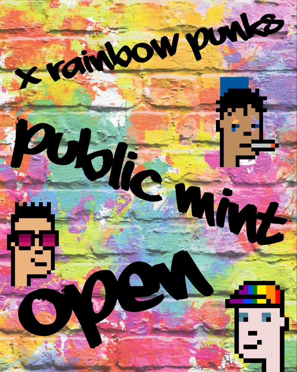 💜💛🧡💚❤️💙💜💛🧡💚❤️💙💜

Good Morning we are ready to spread colour everywhere on this beautiful bright Monday ☀️

discord.gg/QR9sMvwM4y

Go grab your colour explosion rainbow punk #nft happy Spinning <a href="/XRPLMarketPlace/">Xmart</a> 

xmart.art/collections/Ra…

💜💛🧡💚❤️💙💜💛🧡💚❤️💙💜