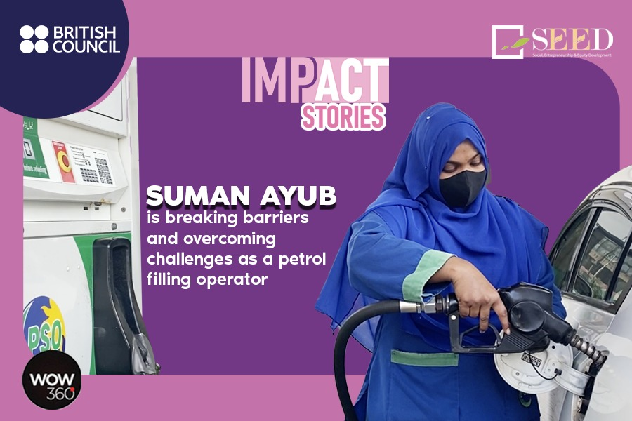 #SumanAyub is a petrol filling operator at Pakistan State Oil (@PSOPakistan) who is breaking barriers👩‍🏭

Read more:

wow360.pk/impact-stories…

#ImpactStories #WomenInLeadershipProgramme #BritishCouncil #SEEDVentures #WOW360 #WIL