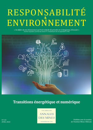 Transitions énergétique et numérique : un nouveau numéro des @AnnalesdesMines poursuit la réflexion en soulignant leurs convergences et leurs défis (loi de Moore, data, nouveaux usages,...) annales.org/re/2023/re_110… (en libre téléchargement)