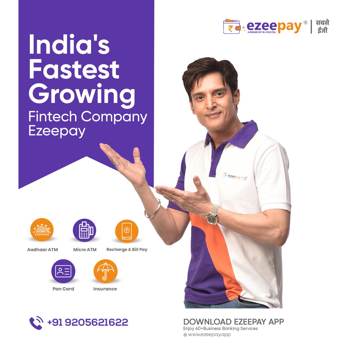 ezeepayofficial's tweet image. "𝐄𝐳𝐞𝐞𝐩𝐚𝐲" 𝘐𝘯𝘥𝘪𝘢'𝘴 𝘍𝘢𝘴𝘵𝘦𝘴𝘵 𝘎𝘳𝘰𝘸𝘪𝘯𝘨 𝘍𝘪𝘯𝘵𝘦𝘤𝘩 𝘤𝘰𝘮𝘱𝘢𝘯𝘺

𝘑𝘰𝘪𝘯 𝘌𝘻𝘦𝘦𝘗𝘢𝘺 𝘍𝘰𝘳
👉 AEPS Service
👉 Micro ATM
👉 Bharat Bill Payment Services (BBPS)
👉 Money Transfer

#moneytransfer #easypeasy #cashbackapp #transfermoney #aeps #fintech