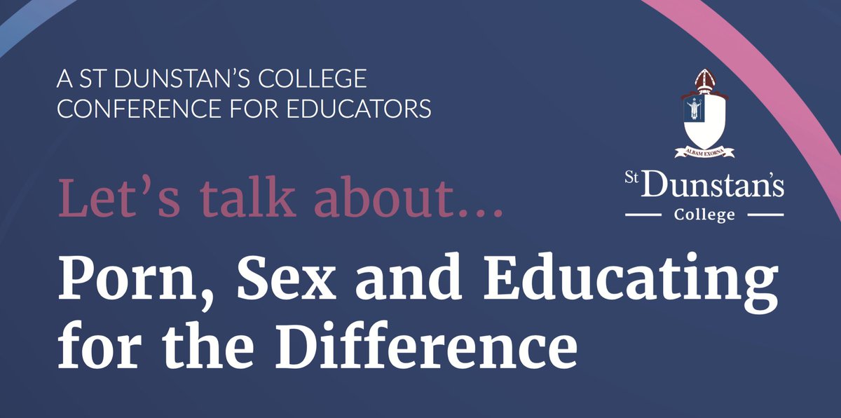 Today, St Dunstan's College is announcing a groundbreaking conference to tackle the growing teen pornography crisis. 

The conference titled ‘Let’s Talk About… Porn, Sex and Educating for the Difference’ will take place in London in June.

Find out more: stdunstans.org.uk/lets-talk-abou…