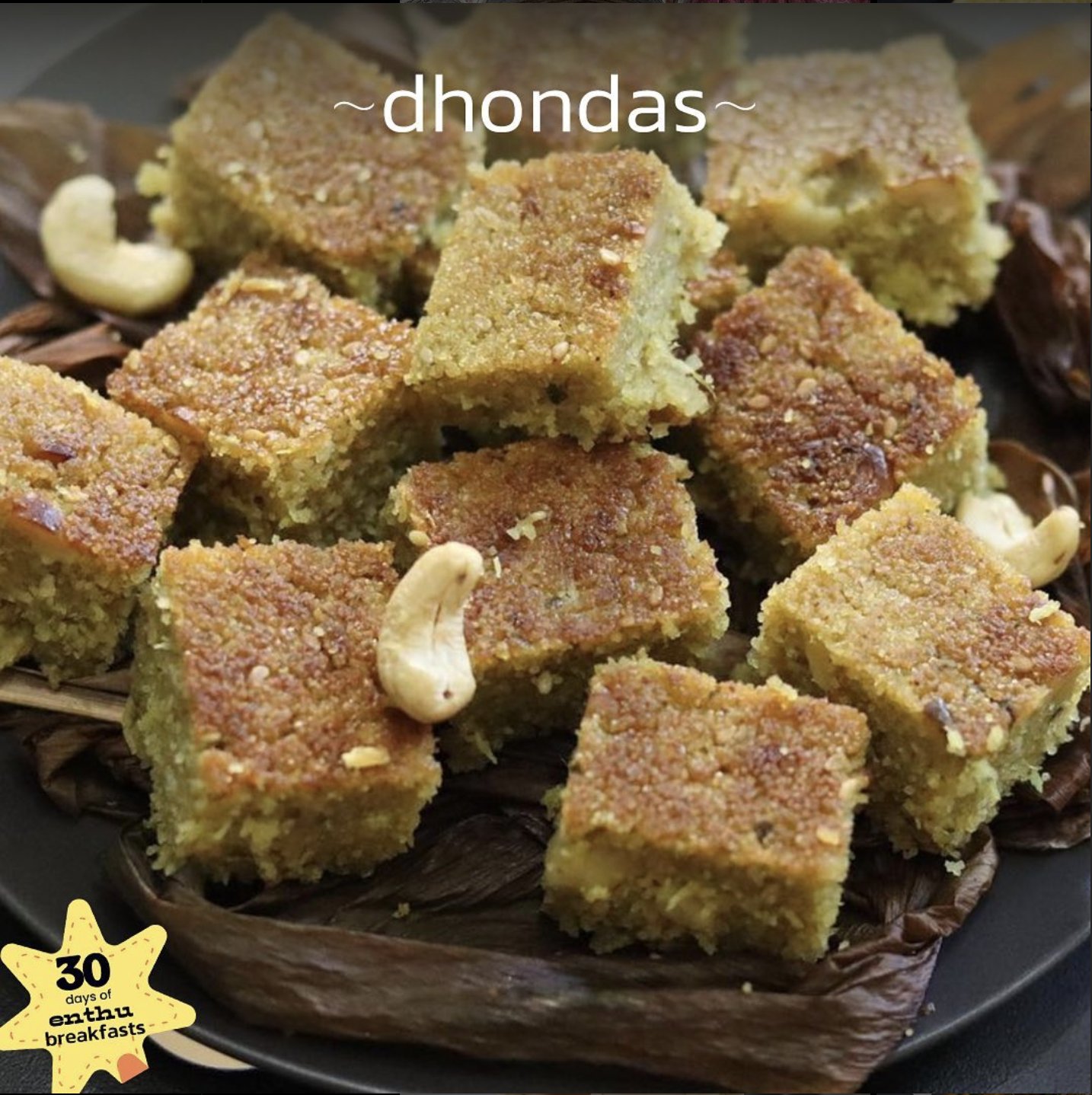 Enthucutlet on X: Welcome to #30DaysOfenthuBreakfasts 🍳 We're exploring  India's delicious diversity, one breakfast at a time ✨ Here's our first-  Dhondas. A Konkan preparation of steamed cucumber cake. #konkan #breakfast  #enthucutlet #
