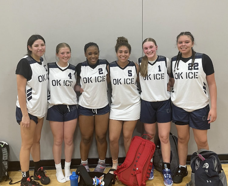 Good job this past weekend OK ICE!!! With only four players an added new player and a sub player at the last minute…👏🏾👏🏾👏🏾🏀🏀⛹🏾‍♀️⛹🏾‍♀️⁦<a href="/MiaBrown2024/">Mia Brown</a>⁩ ⁦<a href="/Coach_Andrew_/">Andrew Funderburk</a>⁩ and our great new assistant coach!!!! Let’s Go!!!