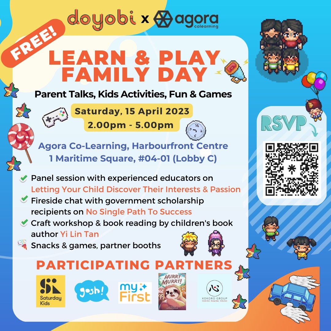 Join us for our second community event, it's guaranteed to be FUN!

Hang out with like-minded parents, speak to educators, parents and some cool entrepreneurs who are transforming education for kids! Activities will be available for kids ages 0-12. 📷

This is a free event.