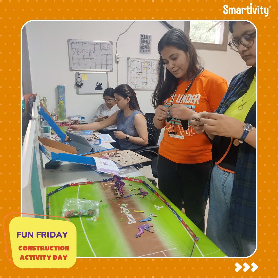 smartivitylabs's tweet photo. Celebrating the launch of #CricketMania in office. We all played cricket as kids and we miss that. Bring back that carefree feeling with our game!
#CricketMania #CricketAtHome #Smartivity #SmartivityLabs #Sports #SportsFan #SmartivityToys #Cricket #OfficeActivity #teambuilding https://t.co/pvfx8BWClE