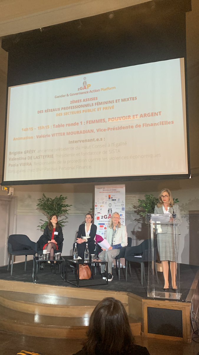 Financi'Elles (@financielles) on Twitter photo Les #Assises2gap c’est partit ! Au programme 3 tables rondes , la 1ere Femmes Pouvoir et Argent animée par Valerie Vitter Mouradian <a href="/Val065/">Vitter Mouradian</a> co Presidente de <a href="/financielles/">Financi'Elles</a>
Avec <a href="/BrigitteGresy/">Grésy brigitte</a> <a href="/VaaalC/">Valentine de Lasteyrie</a> Valentine de Lasteyrie et @paolaviera Paola Viera.
<a href="/BNPP_MixCity/">Association BNP Paribas MixCity</a> <a href="/ACSarfati/">Anne-Cécile Sarfati</a> Les #Assises2gap c’est partit ! Au programme 3 tables rondes , la 1ere Femmes Pouvoir et Argent animée par Valerie Vitter Mouradian <a href="/Val065/">Vitter Mouradian</a> co Presidente de <a href="/financielles/">Financi'Elles</a>
Avec <a href="/BrigitteGresy/">Grésy brigitte</a> <a href="/VaaalC/">Valentine de Lasteyrie</a> Valentine de Lasteyrie et @paolaviera Paola Viera.
<a href="/BNPP_MixCity/">Association BNP Paribas MixCity</a> <a href="/ACSarfati/">Anne-Cécile Sarfati</a>
