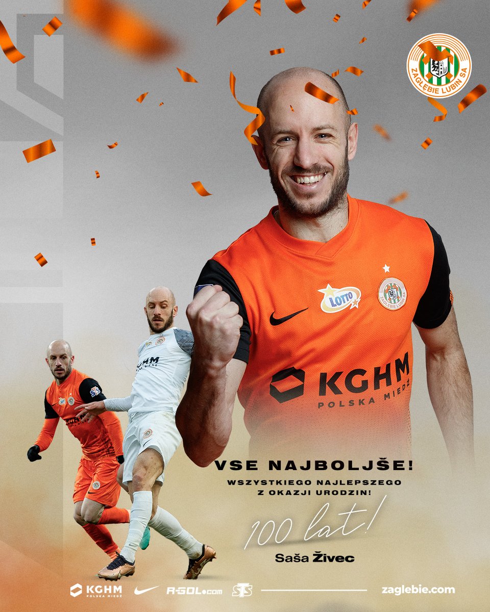 ZaglebieLubin's tweet image. Kiedy piłkarski weekend wjedzie za mocno... 😬 Wczoraj zapomnieliśmy o urodzinach naszego kolegi @sasazivec, ale już spieszymy by się poprawić. Saša, życzymy Ci dużo zdrowia, jak najwięcej świetnych chwil w naszym Klubie i wielu sukcesów! Wszystkiego najlepszego! 🎂
