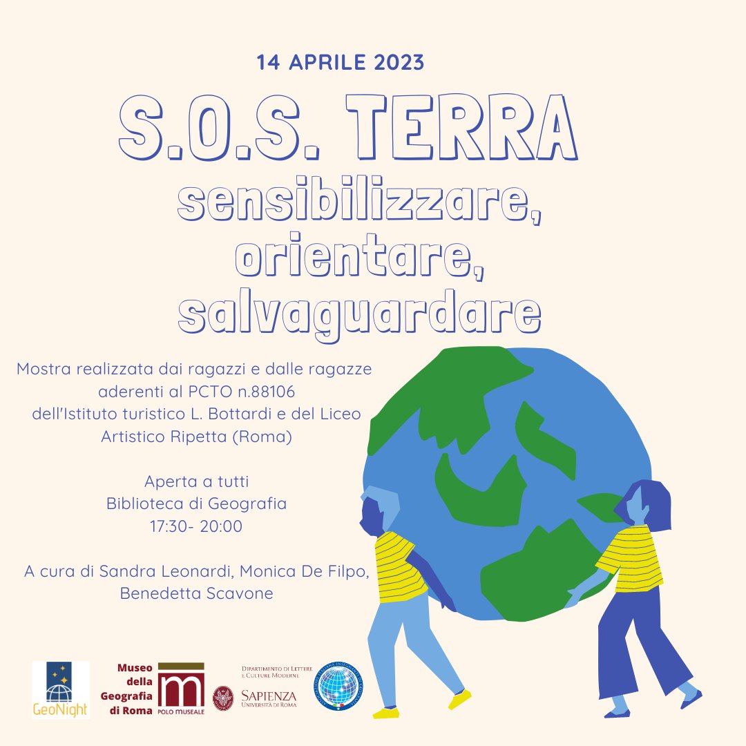🔥 La mostra è ideata entro il progetto PCTO e sviluppa un percorso sulla salute dell’essere umano in relazione alla salute del pianeta Terra.
📅 Venerdì 14 aprile 2023
#geography #geographylovers #geonight2023 #nottedellageografia2023 #liceoripettaroma #istitutoturisticobottardi