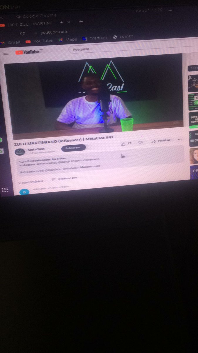 ZULUMARTIMIANO7's tweet photo. GM, recebi essa mensagem de um grande amigo vendo meu vídeo... #dafavelapromundo https://t.co/5P9poz0CwD