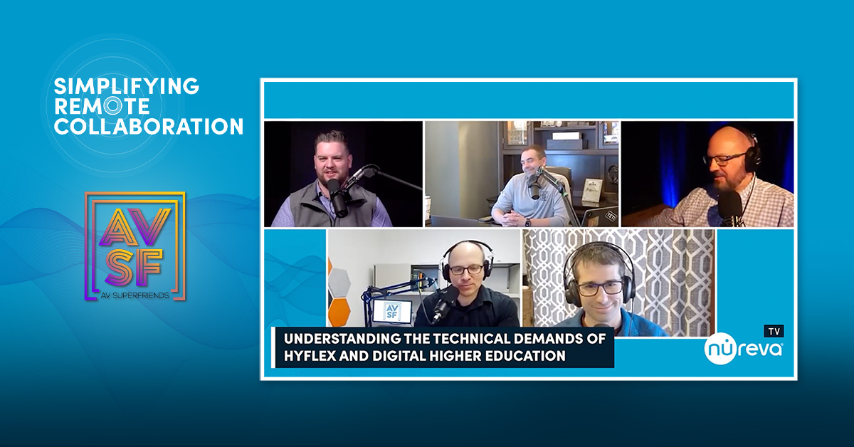 If your higher ed institution needs audio and visual conferencing and you’re wondering when you need to bring in an AV designer, the @AVSuperFriends have some excellent advice for you. And they’re a pretty fun bunch of folks! nureva.co/3Shf0cB #audiovisual #avtweeps