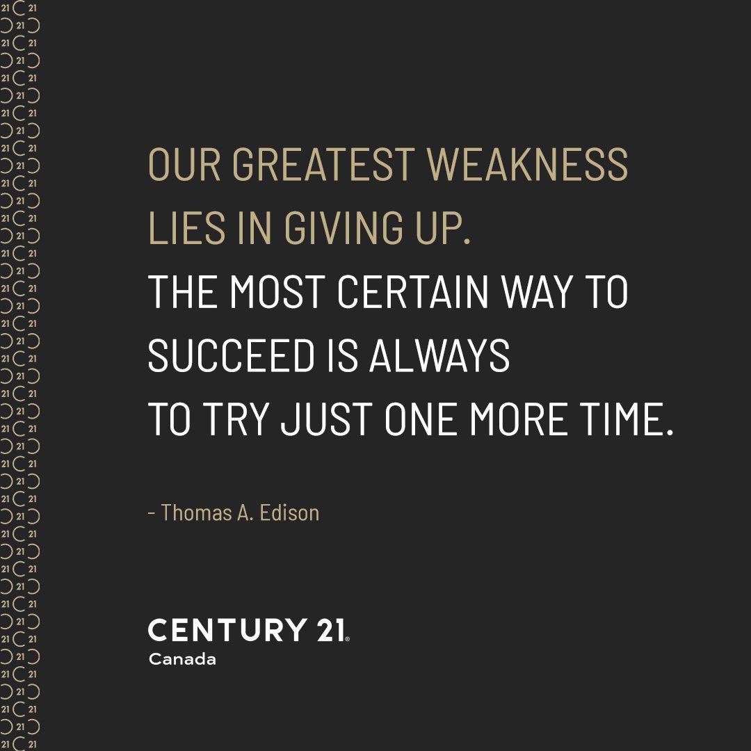 sellwithcorrie's tweet photo. Our greatest weakness lies in giving up. The most certain way to succeed is always to try just one more time. - Thomas A. Edison
.
.
.
.
.
.
.
#MotivationMonday #motivation #inspiration #corriesells #listmoore #... https://t.co/2VhblENV0S https://t.co/NUV1uPt0o8