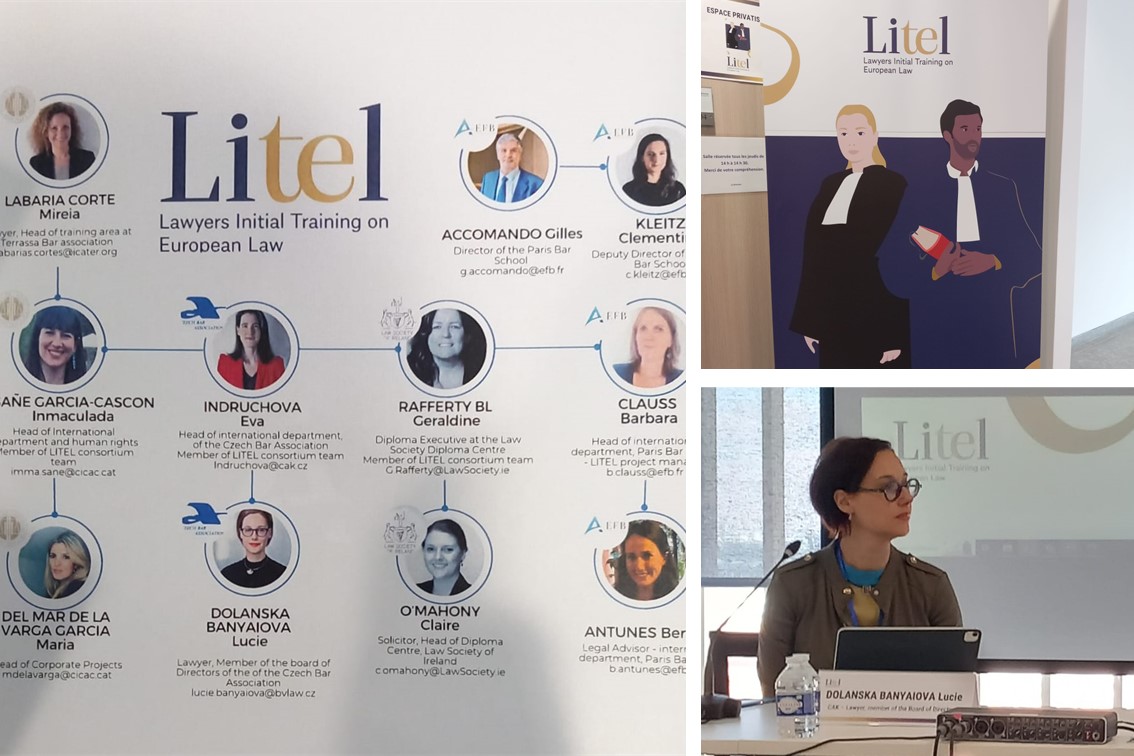 O vzdělávání advokátních koncipientů mluvila <a href="/LucieDB0210/">LucieDolBan</a> na zahajovacím setkání vzdělávacího programu o právu EU #LITEL Lawyers Initial Training on European Law. 
🇨🇿 <a href="/CAK_cz/">ČAK</a>
🇫🇷 @efbparis
🇪🇸 <a href="/conselladvocat/">Consell de l’Advocacia Catalana</a>
🇪🇺Děkujeme <a href="/EU_Commission/">European Commission</a> za financování.