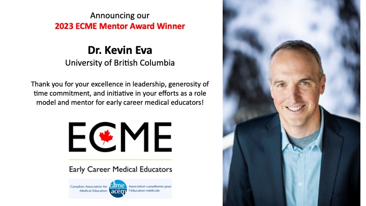 TimVDube's tweet photo. Congrats to the 2023 @ECMEcan award winners!

Mentor: 
@kevineva72 Dr. Kevin Eva
Champion:
@anita_acai Dr. Anita Acai
@marceau_melanie Dr. Mélanie Marceau

Thank you for making a positive difference and inspiring others! #MedEd 

@cameacem award event at #ICAM2023 on April 17! https://t.co/fFCAkVgyOo