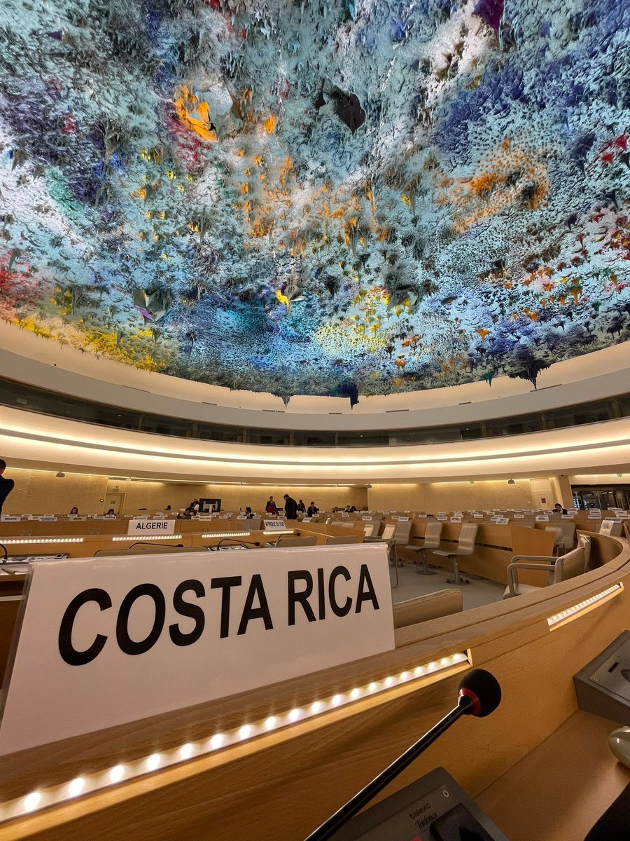 The #HumanRightsCouncil is set to take action on resolutions that will ensure the protection and promotion of human rights around the world.

Follow the delegation of Costa Rica in UN Geneva to know the position of Costa Rica🇨🇷 & for more updates on votes and outcomes in #HRC52