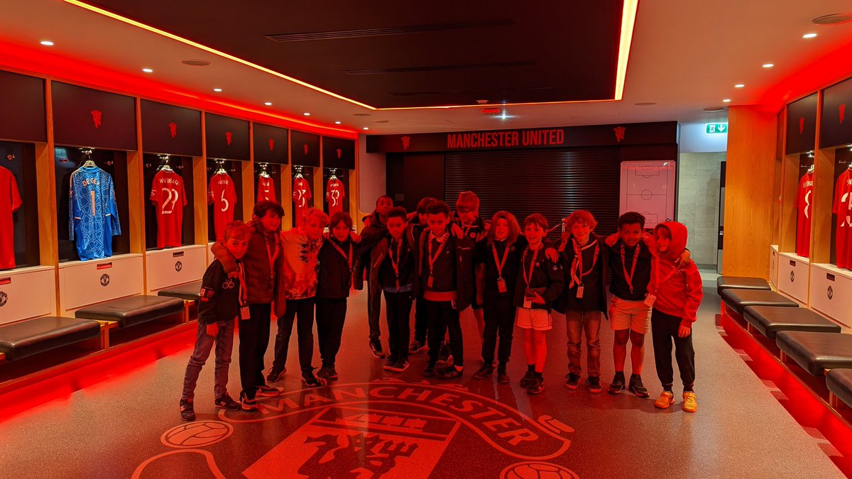 Today our Cubs are Guests of none other than Manchester United!!..... Makes a change from camping! <a href="/scouts/">Scouts</a> @matthyde