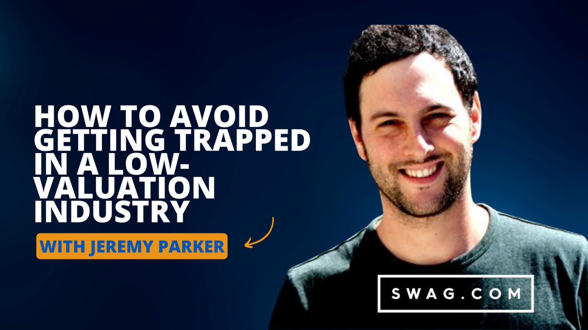 🎙️This week on Built to Sell Radio, @johnwarrillow sat down with the founder of Swag.com, <a href="/yocanikickit/">Jeremy Parker</a>. In this episode, he shares how to prevent potential investors and acquirers from undervaluing your business. 
👂bit.ly/3Gc58fp
