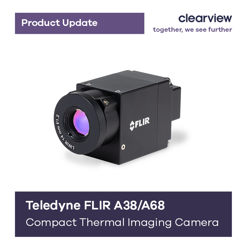 Product update  🌡️ 📷 

Teledyne FLIR's new A38 &amp; A68 camera models offer highly accurate thermal imaging in a compact form factor, perfect for monitoring heat levels in tight spaces.

hubs.ly/Q01JYHC40

#machinevision #weseefurther #futurefocused