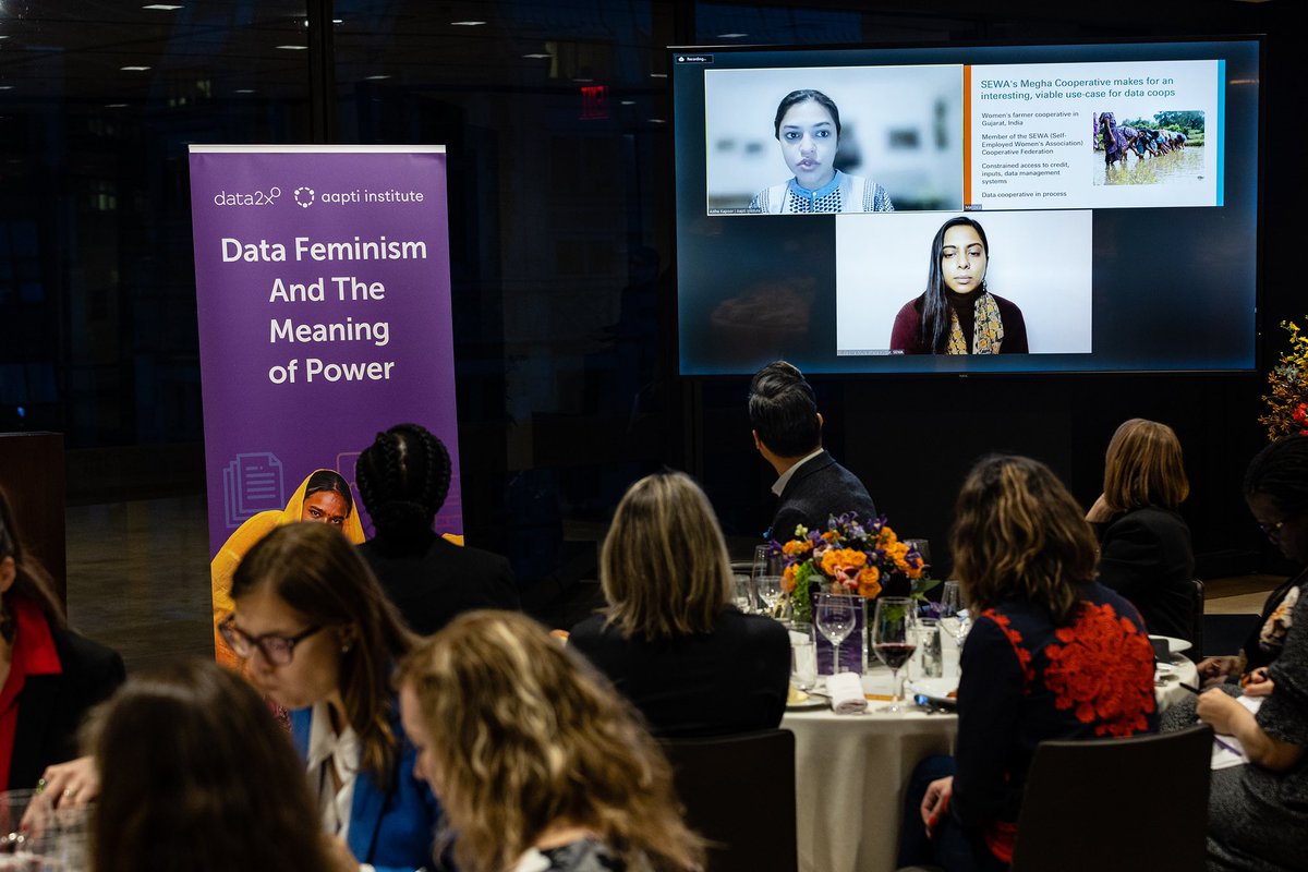 @SalonieM at the @FordFoundation CSW event- From Inclusion to Ownership: Realising Models of Feminist Data Governance, along with @Data2X and @aaptiinstitute, discussing how women’s coops are able to better harness and leverage the power of data