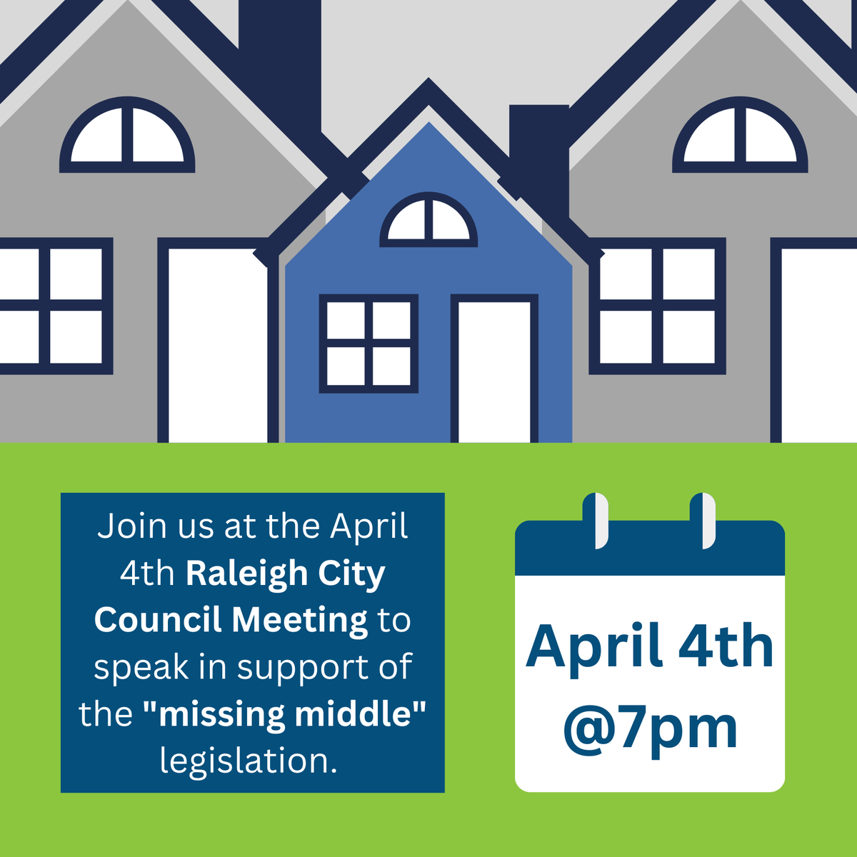 Housing diversity is back on the table for debate. Missing middle is coming under fire from a lawsuit from wealthy home owners. Raleigh City council is open to exploring changes.

Speak out in support of missing middle legislation on April 4th at 7pm:
raleighnc.gov/petition-addre…