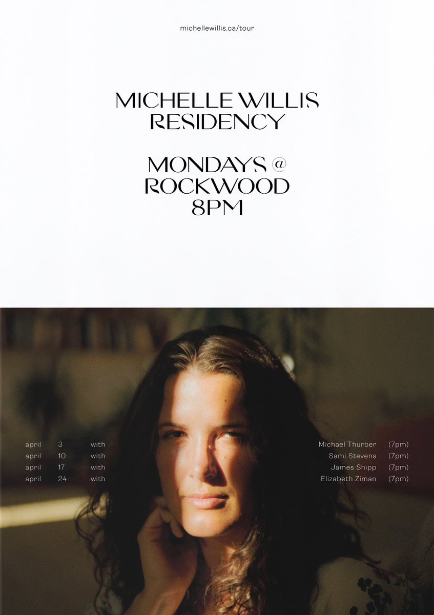 Tonight! @RockwoodNYC 
With #MichaelThurber at 7pm