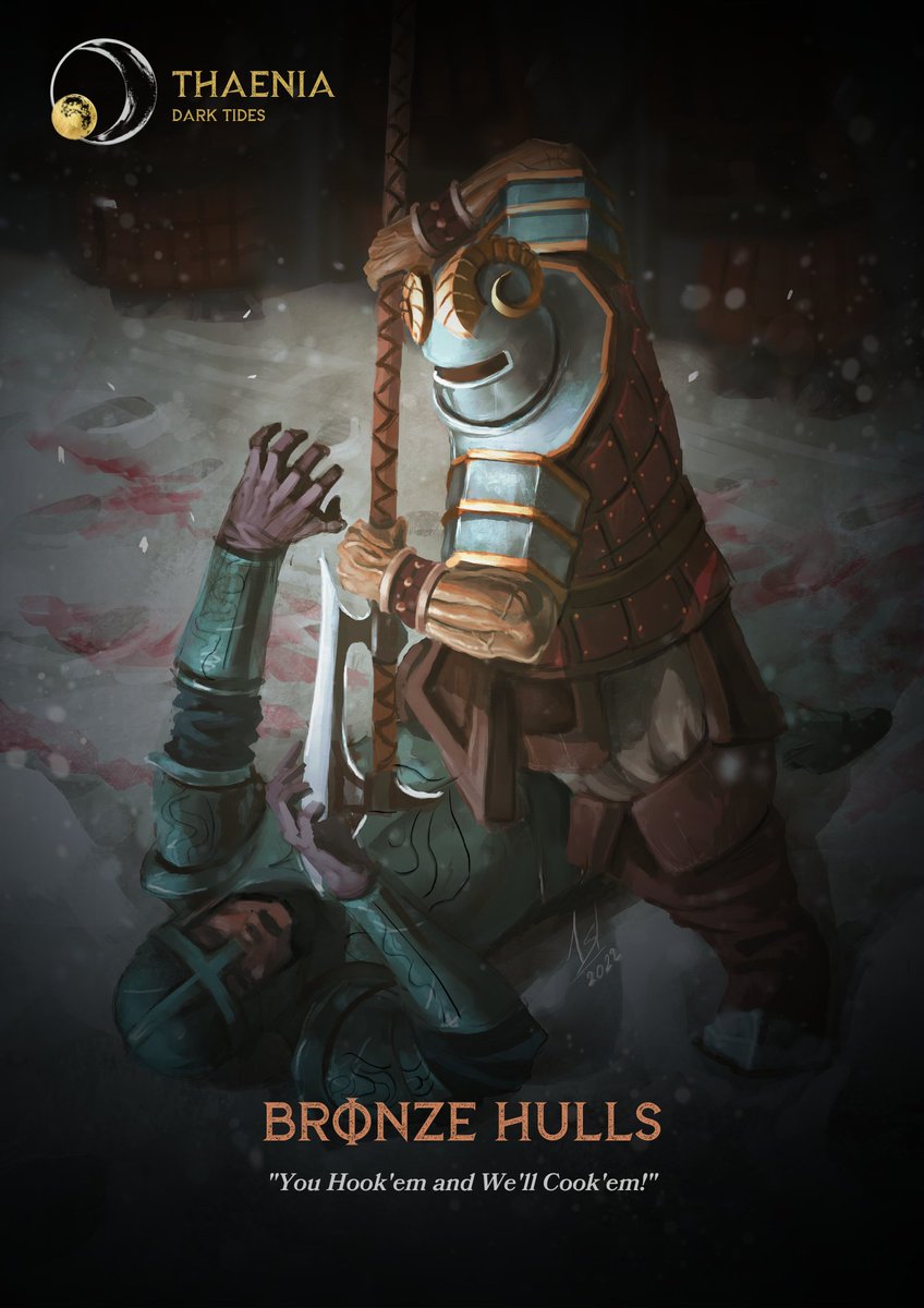 🚨Thaenia Reveal #26 🚨

Check out the Bronze Hulls!  

These warriors work in unison with the Defenders to ensure that Underhill remains victorious in our upcoming #crosschain #tcg: Thaenia -Dark Tides!  

Plz like, rtwt &amp; leave a comment!  

$FRMD $ICX $BNB #ArtFi #GameFi