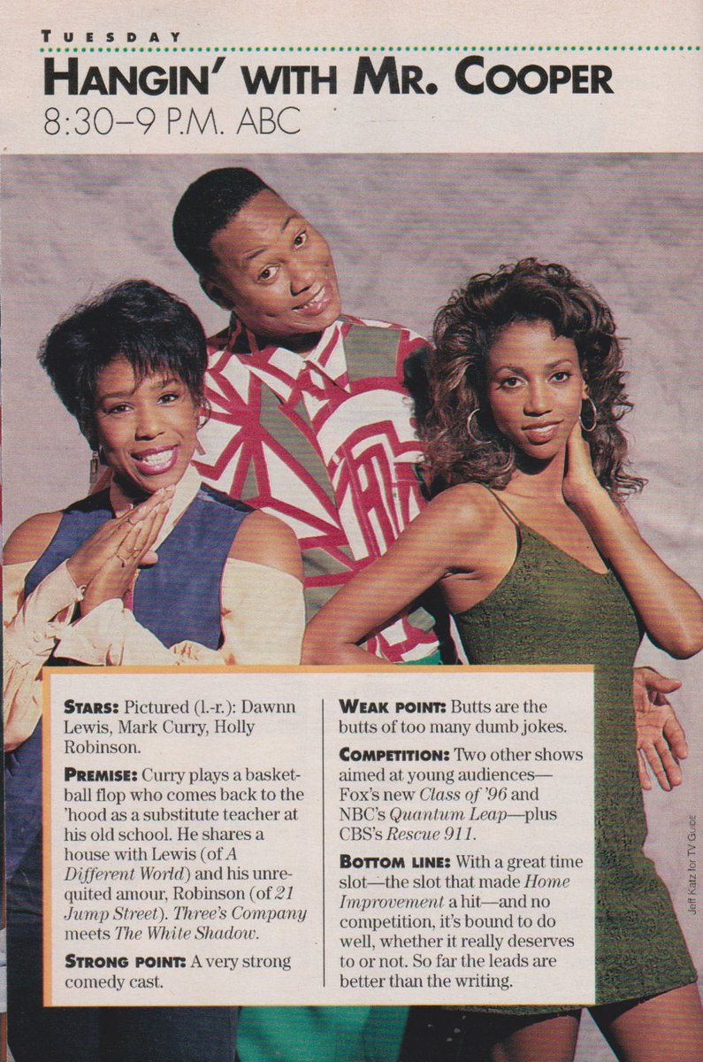 HANGIN' WITH MR. COOPER. 1992.

Dawnn Lewis, Mark Curry, Holly Robinson. #HanginWithMrCooper #TVGuide
