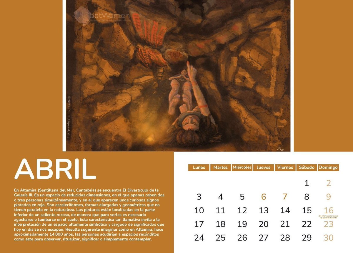 fernandoplazap's tweet photo. ¡Me parece BRUTAL esta ilustración de @squeezed_soul que ha sido seleccionada para el calendario del proyecto @past_women de @ArqueoInquieta! 👏👏👏

Si queréis conocer mejor este interesante proyecto, podéis hacerlo aquí 👇
https://t.co/fMUaU0KDLK https://t.co/xB7TGiOCpe