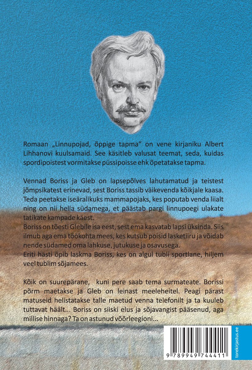 Albert Lihhanovi romaan “Linnupojad, õppige tapma” (2021). torekirjastus.ee/pood/albert-li…